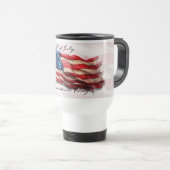 7月4日 – 米祝国旗と トラベルマグ (正面右)