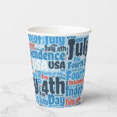 7月4日 紙コップ (裏面)