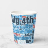 7月4日 紙コップ (正面)