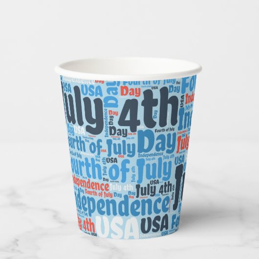 7月4日 紙コップ (正面)