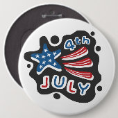 7月4日 缶バッジ (正面&裏面)