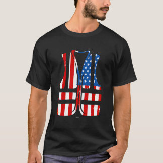 7月4日 職場の仲間 Swagazon USA セーフティー Tシャツ