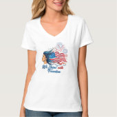 7月4日 – 「自由と共に輝く」Tee Tシャツ (正面)