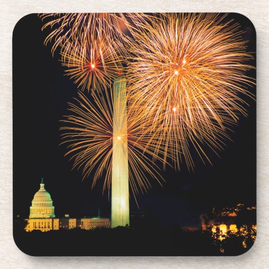 7月4日、花火の表示、スカイライン コースター (正面)