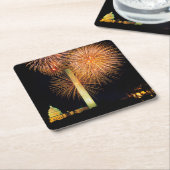 7月4日、花火の表示、スカイライン スクエアペーパーコースター (アングル)