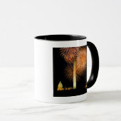 7月4日、花火の表示、スカイライン マグカップ (正面右)