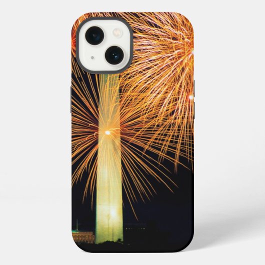 7月4日、花火の表示、スカイライン iPhoneケース (裏面)