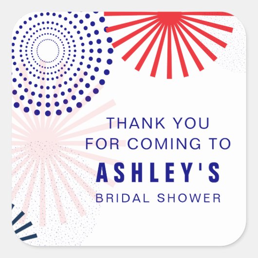 7月4日 花火ステッカー 景品 タグ (正面)