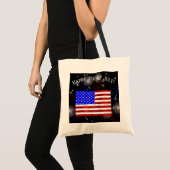 7月4日 記念 - アメリカ国旗 トートバッグ (正面(商品))