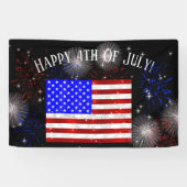 7月4日 記念 - アメリカ国旗 横断幕 (横)