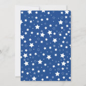 7月4日 赤白青のお誕生日 招待状 (裏面)