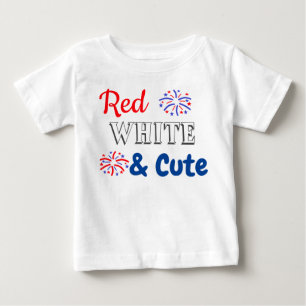 7月4日（金）白赤と可愛い ベビーTシャツ