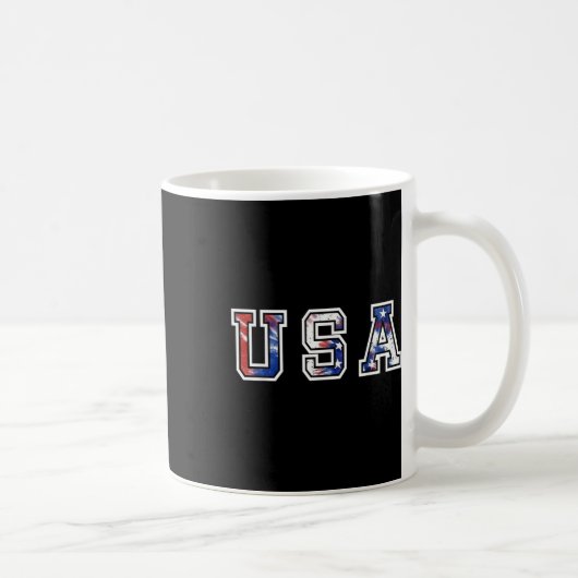 7月4日（金）米国国旗のTシャツ コーヒーマグカップ (右)