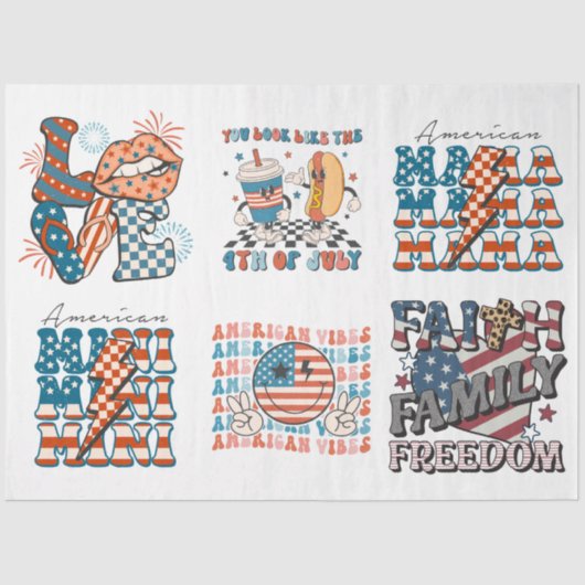 7月4日（金）赤白・青（芸術工芸品） 薄葉紙 (正面)