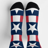 7月4日（金）赤・青の靴下 ソックス (上部)