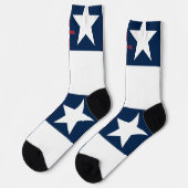 7月4日（金）赤・青の靴下 ソックス (左)