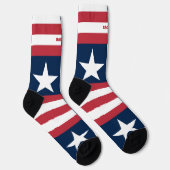 7月4日（金）赤・青の靴下 ソックス (右)