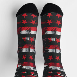 7月4日（金）赤・青の靴下 ソックス