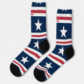 7月4日（金）赤・青の靴下 ソックス (左)