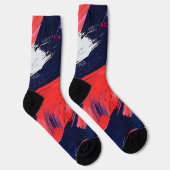 7月4日（金）赤・青の靴下 ソックス (右)