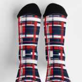 7月4日（金）赤・青の靴下 ソックス (上部)