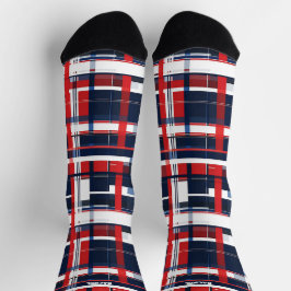 7月4日（金）赤・青の靴下 ソックス