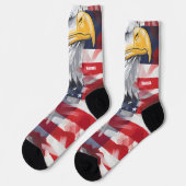 7月4日（金）赤・青の靴下 ソックス (左)