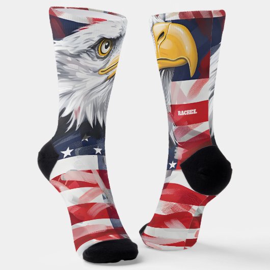 7月4日（金）赤・青の靴下 ソックス (傾斜あり)