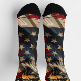 7月4日（金）赤・青の靴下 ソックス