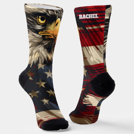 7月4日（金）赤・青の靴下 ソックス (傾斜あり)