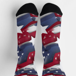 7月4日（金）赤・青の靴下 ソックス