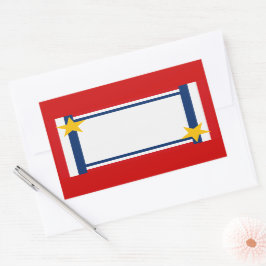 7月4日 長方形シール