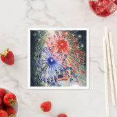 7月4日、1番素晴らし目絵画の スタンダードカクテルナプキン (インサイチュ)