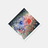 7月4日、1番素晴らし目絵画の スタンダードカクテルナプキン (角)