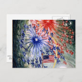 7月4日、1番素晴らし目絵画の ポストカード (正面/裏面)