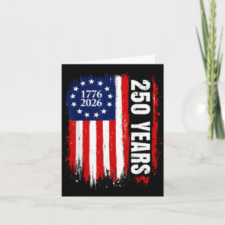 7月4日 250周年 1776-2026 アメリカ建国250周年 イーグル USA カード