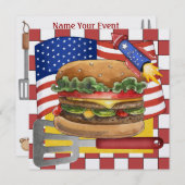 7月4日 – BBQ調理師アウト!SRF 招待状 (正面/裏面)