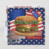 7月4日 – BBQ調理師アウト！SRF 招待状 (正面/裏面)