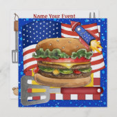 7月4日 – BBQ調理師アウト!SRF 招待状 (正面/裏面)