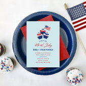 7月4日 BBQ & 花火祭り 招待状