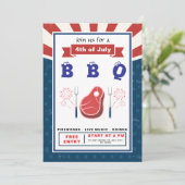 7月4日 – Happy Independence - BBQパーティー 招待状 (スタンド正面)