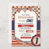 7月4日/Independence Any Ageテーマ 招待状 (正面)