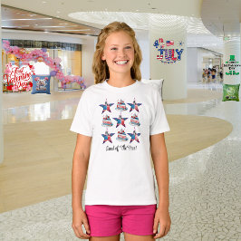 7月4日「Land of the Free」Tシャツ Tシャツ