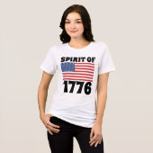 7月4日、SPIRIT OF 1776 Tシャツ (正面全面)