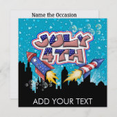 7月4日 – SRF 招待状 (正面/裏面)