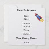 7月4日 – SRF 招待状 (裏面)