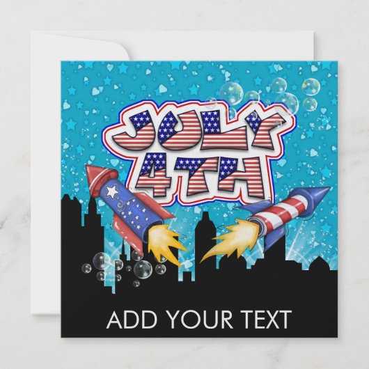 7月4日 – SRF 招待状 (正面)