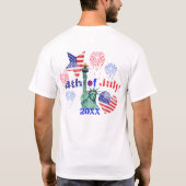 7月4日 Tシャツ (裏面)