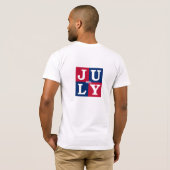7月4日 Tシャツ (裏面フル)