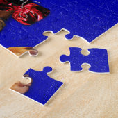 7月4日- Vizsla -レーガン ジグソーパズル (側面)